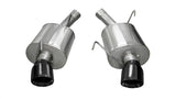 Corsa 2005-2010 Ford Mustang Shelby GT500 5.4L V8 Black Sport Axle-Back Exhaust