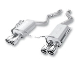 Borla 2016-2017 Chevrolet Camaro SS AT/MT RWD S-type Exhaust (w/ Dual Mode Valves) - Black CF Tip