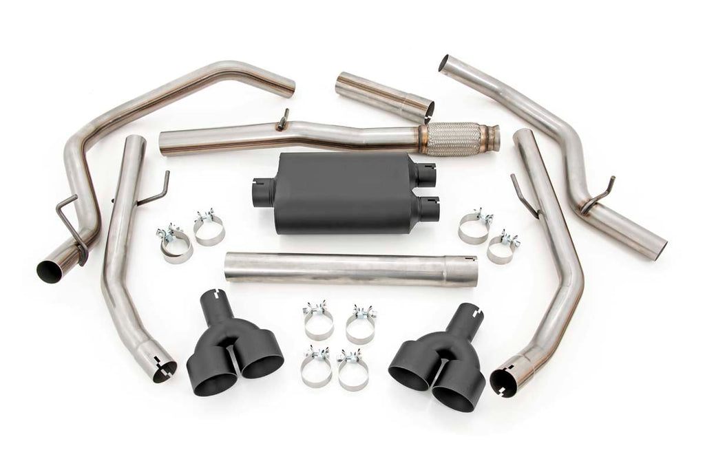 Performance Exhuast | Stainless | Crew/Dbl | RR Exit | Chevy/GMC Sierra/Silverado 1500 (19-26) 