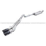 aFe Rebel Series 3in Stainless Steel Cat-Back Exhaust System w/Black Tips 07-14 Toyota FJ Cruiser