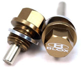 BLOX Racing Magnetic Drain Plug - Oil / 12x1.25mm (Fits Nissan Toyota Daihatsu)