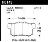 Hawk 06+ Civic Si / 97-01 Integra Type-R / 03-06 RSX / 04-08 TSX / 03-07 Honda Accord / 97-01 Prelud