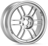 Enkei RPF1 15x7 4x100 41mm Offset 73mm Bore Silver Wheel Honda & Acura 4-Lug/02-06 Mini
