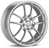 Enkei PF01 17x8 5x114.3 45mm Offset Silver Wheel 06-10 Civic Si