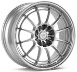 Enkei NT03+M 18x8.5 5x114.3 38mm Offset 72.6mm Bore Silver Wheel G35/350z