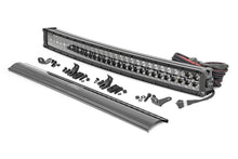 Load image into Gallery viewer, 30 Inch Black Series LED Light Bar | Curved | Dual Row | Amber DRL