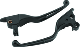 Bikers Choice 08-13 FLH FLT / 08-16 FLHR Vortex Lever Set Black