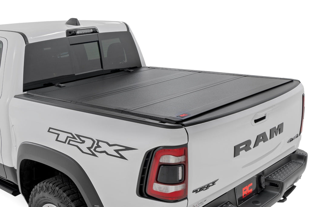 Hard Tri-Fold Flip Up Bed Cover | 6'4" | Ram 1500 (19-26)/1500 TRX (21-24) 
