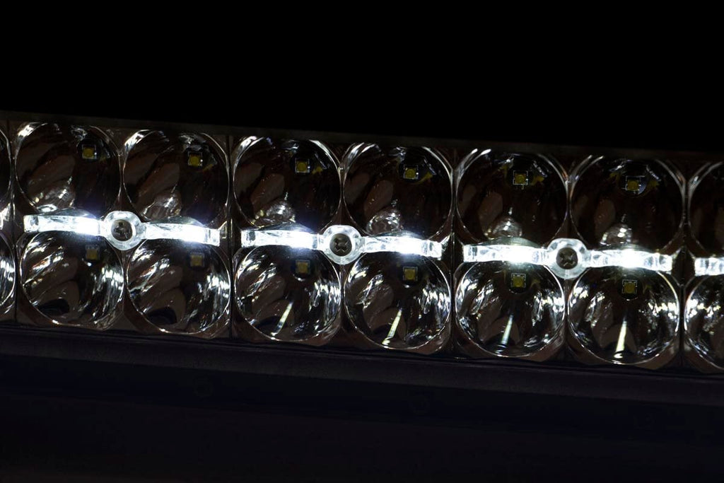 12 Inch Black Series LED Light Bar | Dual Row | White DRL