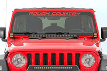 Load image into Gallery viewer, LED Light Kit | Hood Mount | 30" Black Single Row | Jeep Gladiator JT/Wrangler JL (18-26)
