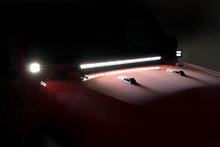 Load image into Gallery viewer, LED Light Kit | Hood Mount | 30" Black Single Row | Jeep Gladiator JT/Wrangler JL (18-26)