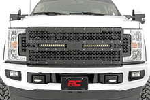 Load image into Gallery viewer, Mesh Grille | 12" Dual Row LED | Black | Ford F-250/F-350 Super Duty (17-19)