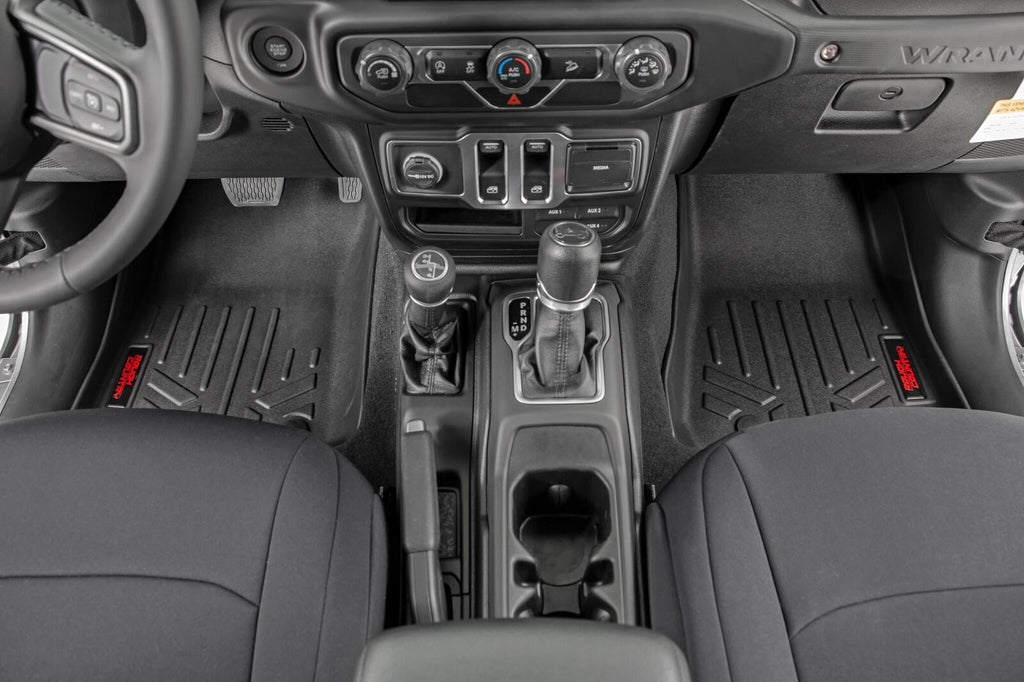 Floor Mats | FR & RR | RR Lockable | Jeep Gladiator JT 4WD (2020-2025)