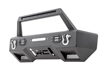 Load image into Gallery viewer, FR Bumper | Stubby | Hoop | BLK LED | Jeep Gladiator JT/Wrangler JK &amp; JL/Wrangler Unlimited 