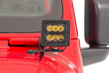 Load image into Gallery viewer, LED Light Kit | Hinge Mount | 2" Black Pair | Jeep Gladiator JT/Wrangler JL (18-26)
