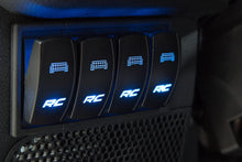 Load image into Gallery viewer, Rocker Switch | 2x1 with Logo | Blue Back Light