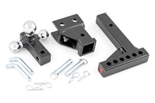 Load image into Gallery viewer, Adjustable Trailer Hitch | 6 Inch Drop | Multi-Ball Mount | Fits 2 Inch Receiver