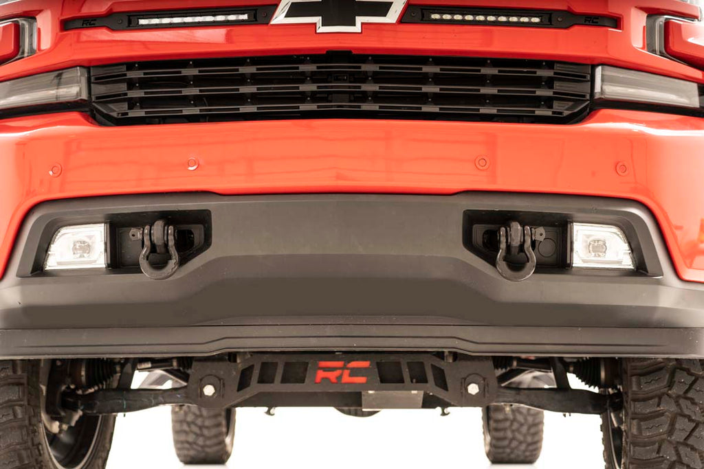Tow Hook Brackets | D-Ring Combo | Chevy Silverado 1500 2WD/4WD (2019-2025 & Classic)